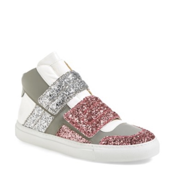 maison martin margiela glitter sneakers